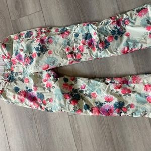 Obermeyer Womens Snow pants size 8 floral